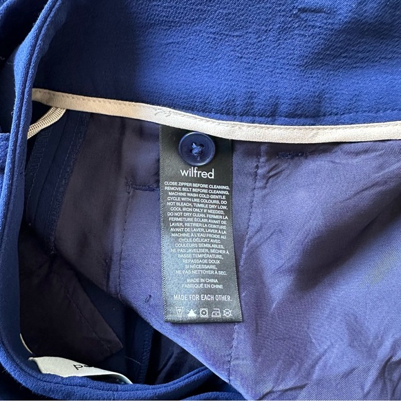 ARITZIA Wilfred Tie-Front Pant, Size 4 - Picture 6 of 7